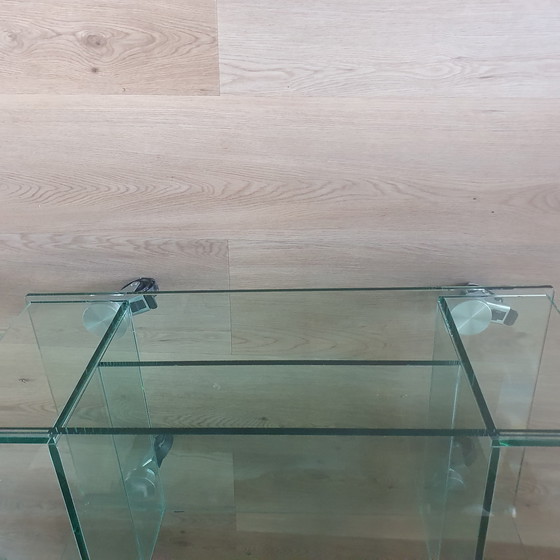 Image 1 of Glas 80er Design Tisch