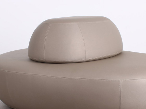Image 1 of Softline Sisters Large pouf taupe