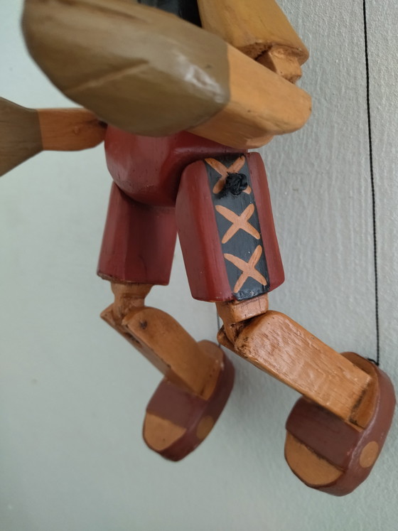 Image 1 of Rare Vintage Pinocchio Puppet in Exceptional Condition – 35 cm