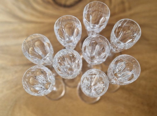 Copas de cristal Val Saint Lambert (9 piezas) – glazen karaffen, Crystal (photo 2 of 6)