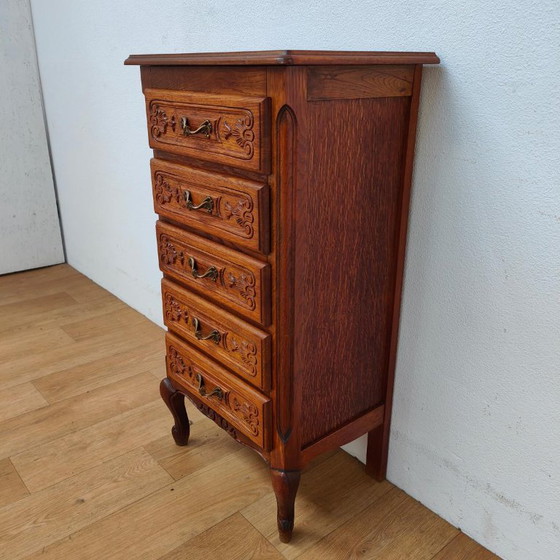Vintage landelijk ladekastje nachtkastje ladekast – Ladekasten, Wood (photo 4 of 10)