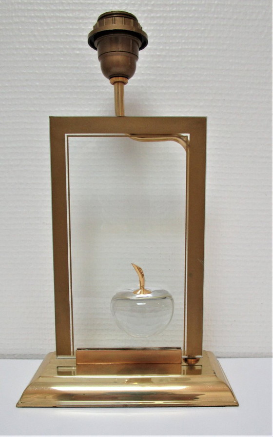 Image 1 of lampe verre "pomme" le dauphin