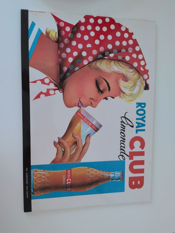 Cardboard advertising sign Royal Limonade, Wall decoration, Paper, Black (photo 6 of 6)