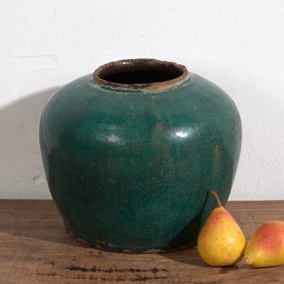 Antieke groene vaas (ca.1820) #31 – Vazen, Ceramic (photo 7 of 28)