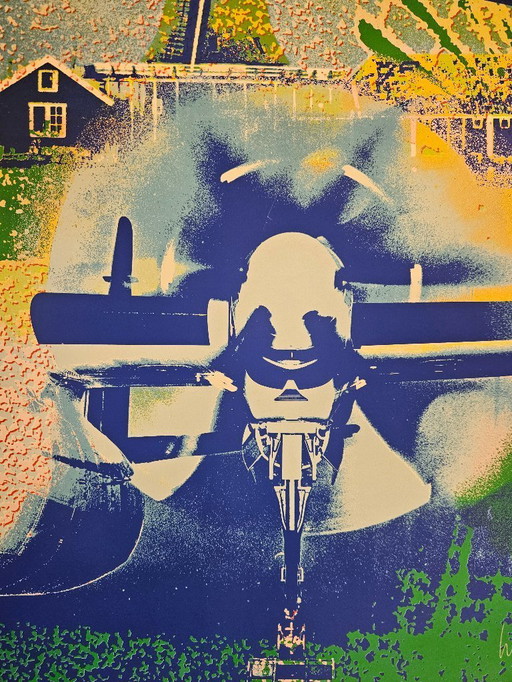 Serigrafia su carta pesante Mulino Henk van der Vet