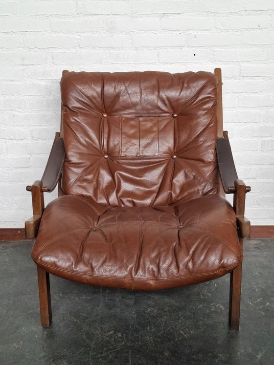 Image 1 of 2 butacas Hunter Safari de Torbjörn Afdal para Bruksbo Noruega, años 60