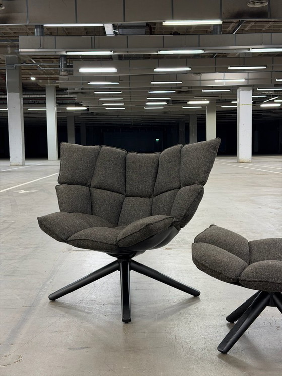 Image 1 of B&B Italia Husk Sessel + Hocker