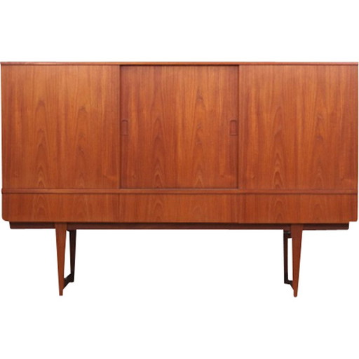 Vintage teakhouten highboard, Denemarken 1960