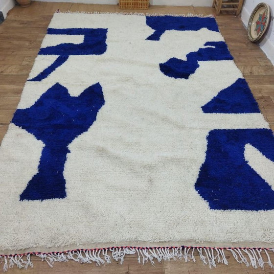 Handgemaakt Berber Beni Ouaraine tapijt van natuurlijke wol, afmeting 200/350 cm – Aime Té (photo 6 of 8)