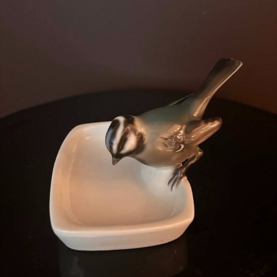 Image 1 of Vintage Goebel Vogelfigur Ringschale