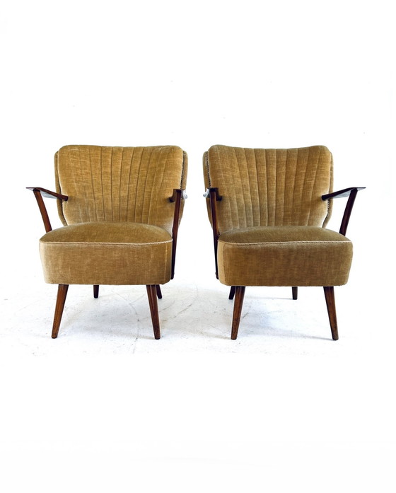 Image 1 of Ensemble de 2 fauteuils de cocktail Vintage 1960s