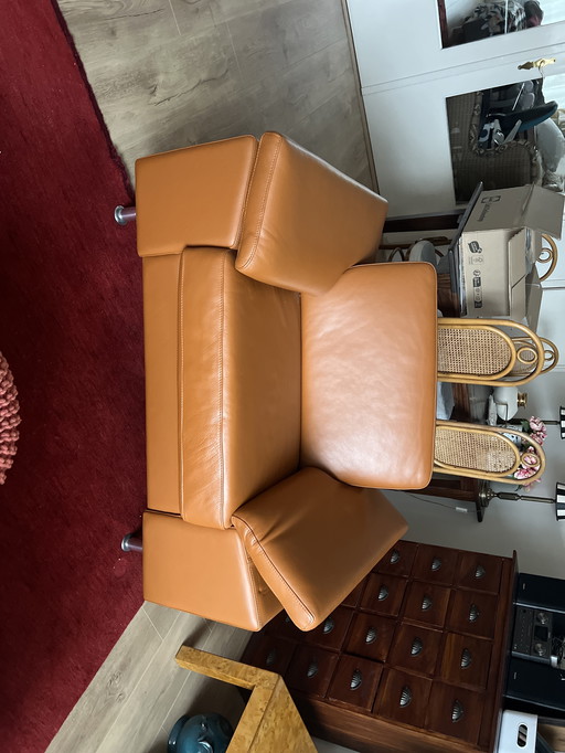 Fauteuil en cuir Skalma