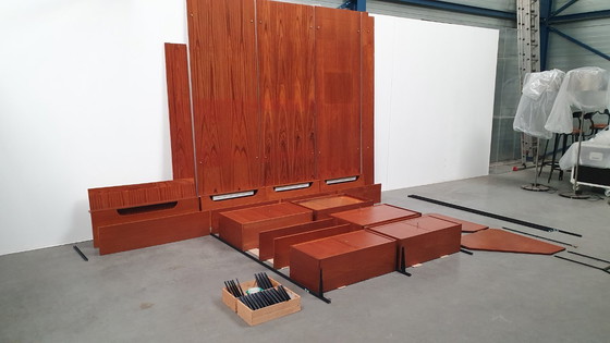 Image 1 of vintage wall unit deens modules teak 60s