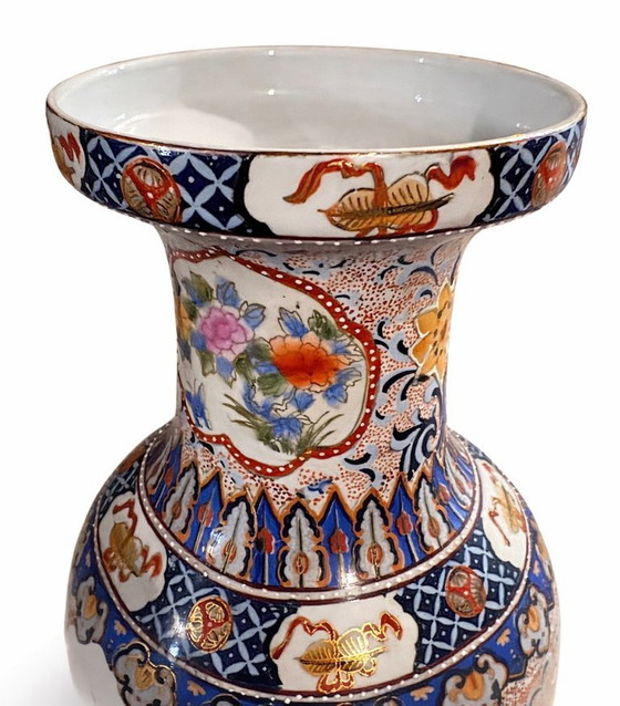 Image 1 of Vaso cinese decorativo stile Imari, seconda meta' del '900