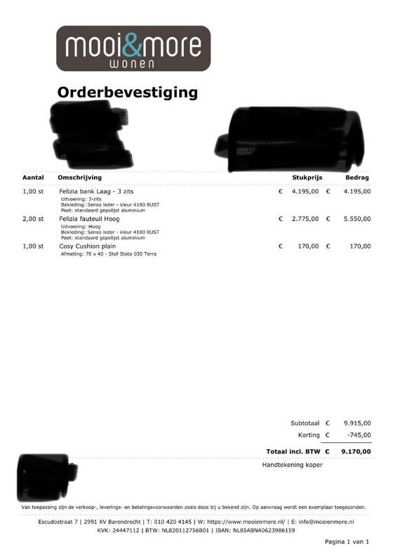 Image 1 of Ensemble canapé Leolux Felizia, canapé 3 places + 2 fauteuils