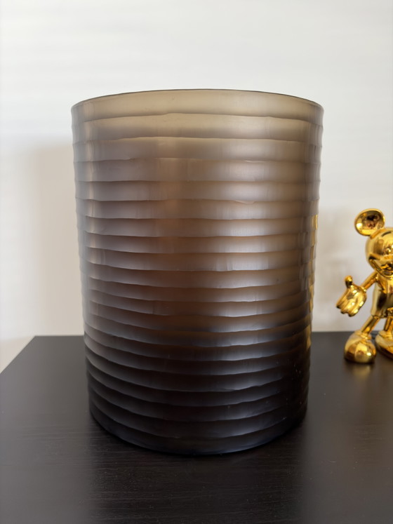 Eichholtz Hurricane Vanity Fair Hurricane Lamp Ø 24 X 30 Cm Amber Brown – Vases, Glass (photo 4 of 10)
