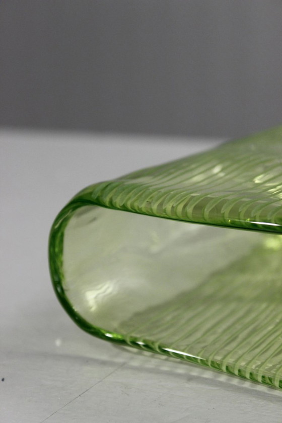 Image 1 of Glass vase with engraved decoration, Orrefors Ingeborg Lundin, Sweden, 20th century