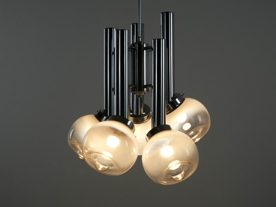 Image 1 of Chandelier, Italian design, 1970s, manufactured in Italy