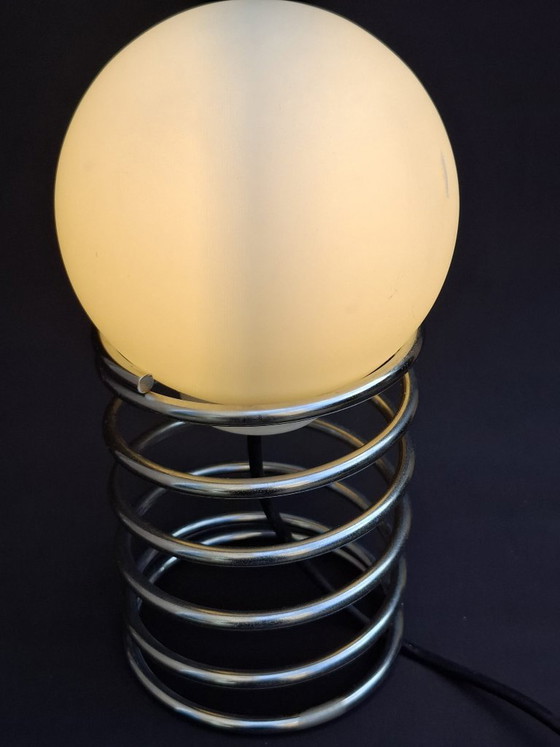 Originale Ingo Maurer „Spring“-Tischleuchte für Honsel – 1970er Jahre – Space-Age-Design (Top-Zustand!) (photo 6 of 11)
