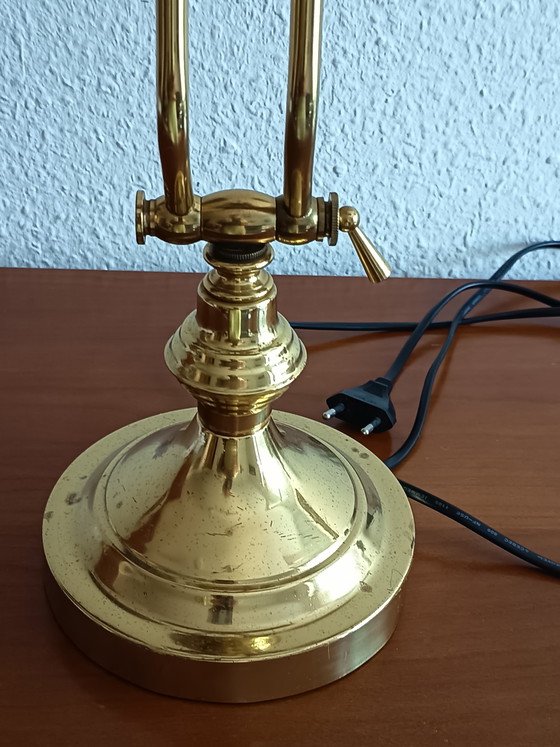 Bankierslamp - messing – Basco Lighting, Bureaulampen, Metal, Brass (photo 13 of 15)