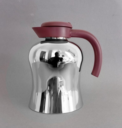 Carafe 'Seherezade' d'Ettore Sottsass, thermos Alessi 1990's - inutilisé