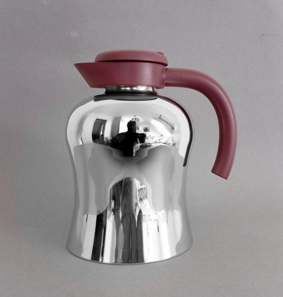 Image 1 of Caraffa Ettore Sottsass 'Seherezade', thermos Alessi anni '90 - inutilizzato