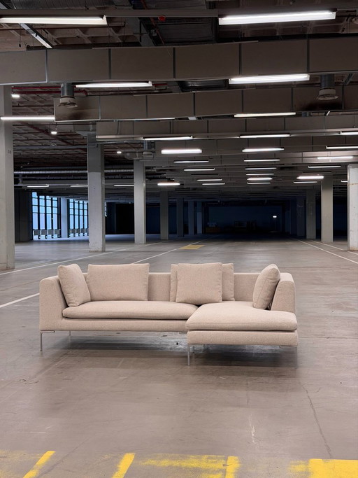 Sofá esquinero Charles de B&B Italia | Gris topo