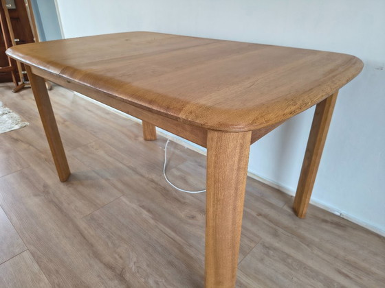 Oak Dining Table – Designer & Extendable – Wood (photo 3 of 20)