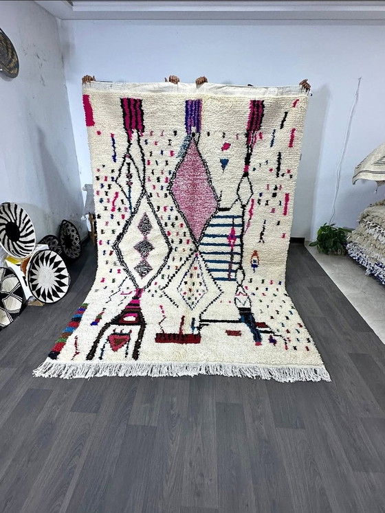 Image 1 of Traditioneller marokkanischer Teppich, 300 x 200 cm, hochwertige Handarbeit – 100 % Premiumwolle