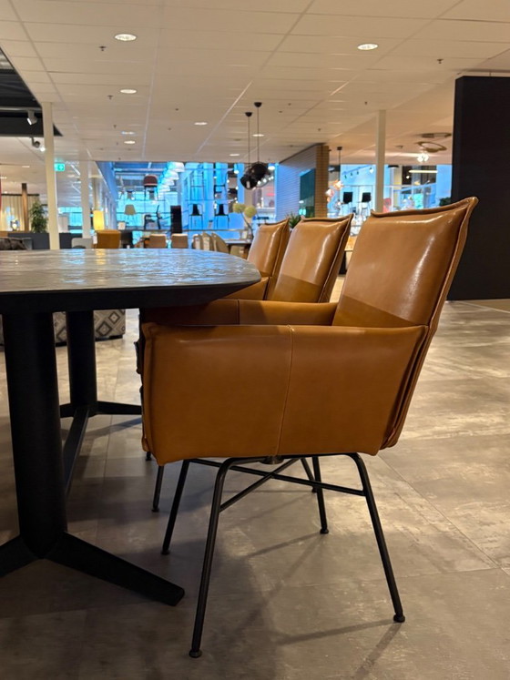 Ensemble de salle à manger Jess Design Sanne - Vidar – Chaises de salle à manger, Leather (photo 4 of 6)