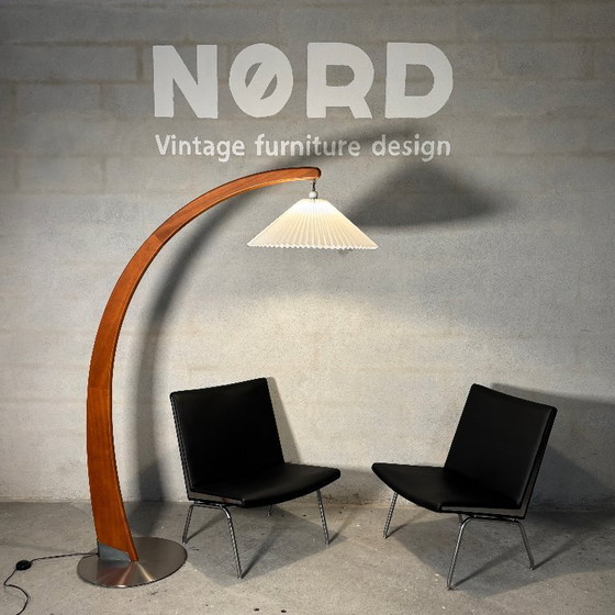 Image 1 of Vintage Italian Natuzzi "Luna" Floor Lamp — 1990s