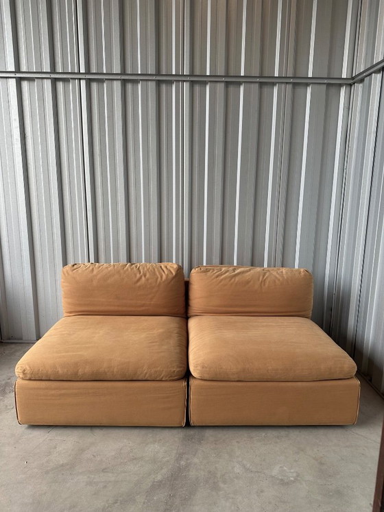 Image 1 of Zanotta vintage elementen bank sofa