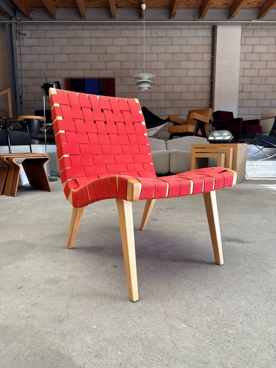 Knoll Risom lounge chair, Jens Risom – Poltrone, Tessile, Legno (photo 6 of 14)