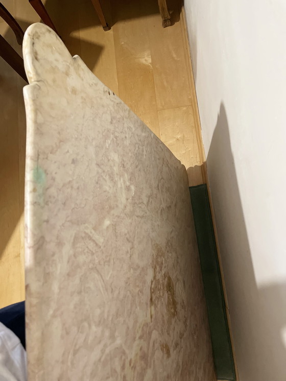 Image 1 of Unikat-Tischplatte aus Marmor 104x92 cm