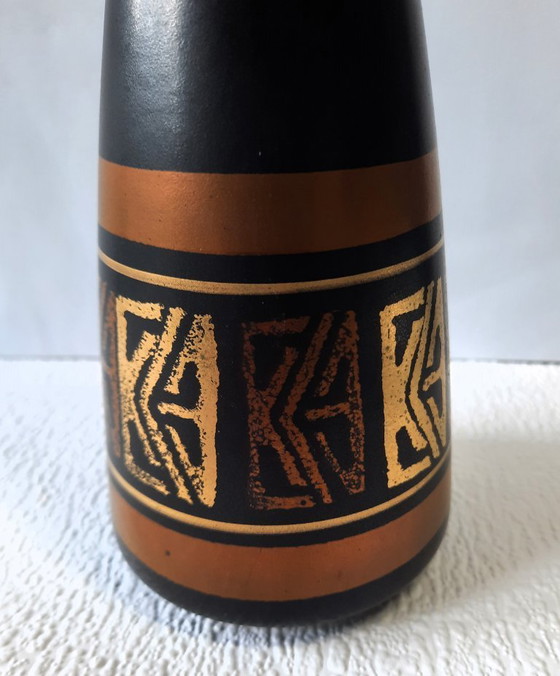 Image 1 of Vaso Dumler & Breiden - Modello 103.25 - Nero con rame e oro