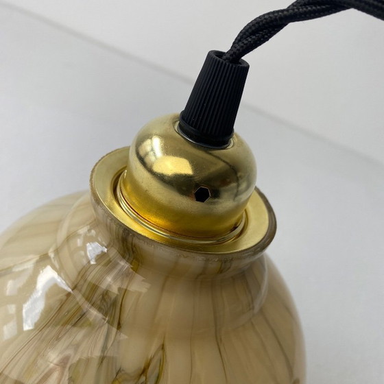 Image 1 of COPPIA DI LAMPADE A SOSPENSIONE VINTAGE IN MARMO