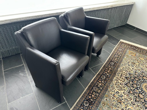 Rolf Benz 2 Armchairs on wheels