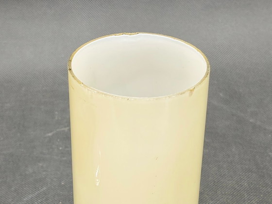 Image 1 of Tsjechische art-deco wandlamp van opaalglas, jaren 1930
