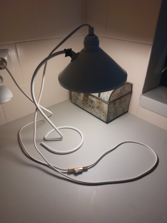 Image 1 of Lampada da scrivania/tavolo WOJA Uithoorn – metallo bianco – anni '70/'80