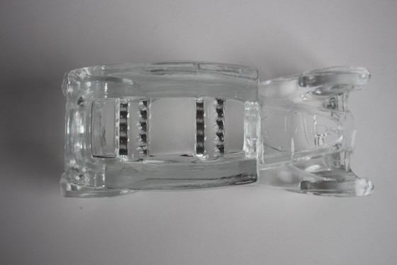 Image 1 of Fermacarte in vetro antico Art Déco, Tatra 11, circa anni '20.