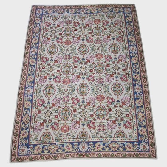 Tapis Kilim des Balkans ancien | Tapis en laine tissé à plat | 260 × 330 cm (102 × 130 po) – Wool (photo 6 of 9)