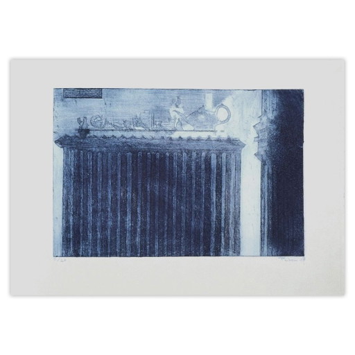 Monique PEHEM (BRETON-PROOUTÉ) Gesigneerde ets Radiateur 2007 – lithos zeefdrukken, Paper