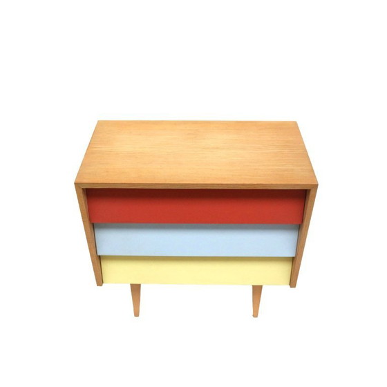 Image 1 of Vintage small chest of drawers in the style of Jiří Jiroutek made in the 1970s.