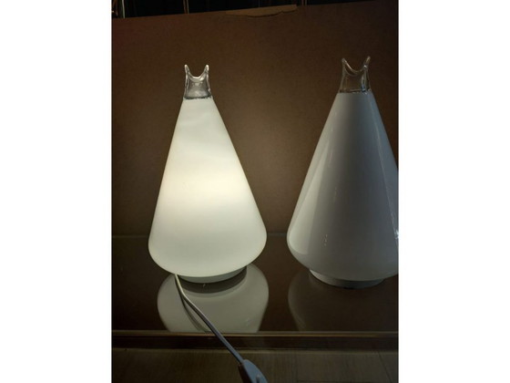 Image 1 of Noti Massari Paar Buto-Lampen, Leucos-Edition, Italien 1971, Muranoglas