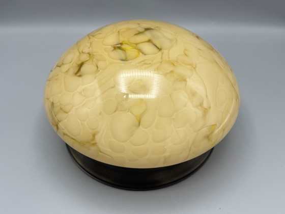 Image 1 of Marbled ceiling lamp with a warm appearance