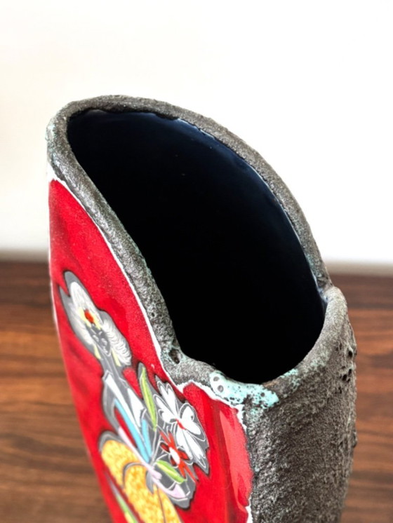 Image 1 of Italian San Marino large vase 1950s, Fantoni style