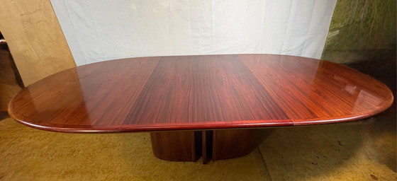 Excepcional mesa de comedor Skovby danesa de palisandro | Mediados de siglo | Diseño escultural | Mesa (photo 10 of 12)