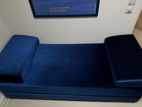 Image 1 of Unique custom made sleeper sofa - Yves Klein blue
