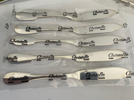 Image 1 of Christofle Cluny pattern fish cutlery set x10