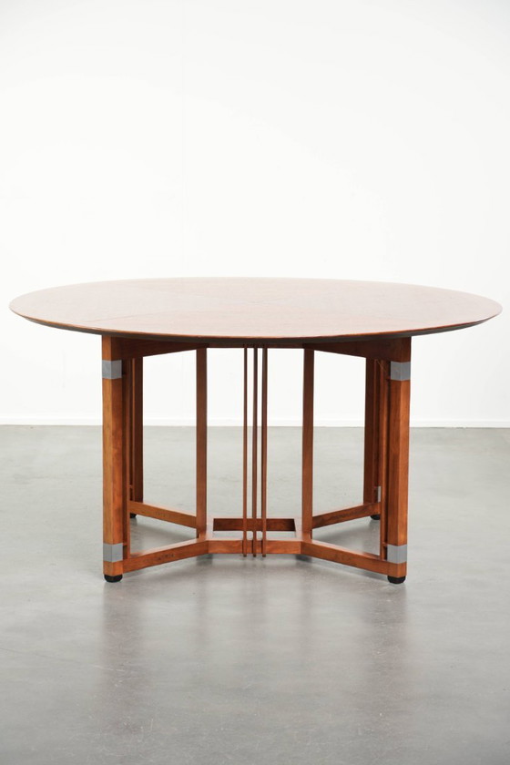 Image 1 of Round vintage Art Deco design dining table by Schuitema for 4 people from the Decoforma series